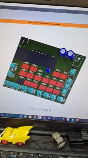 PCB assembly detail
