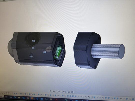 In-machine vision inspection camera system